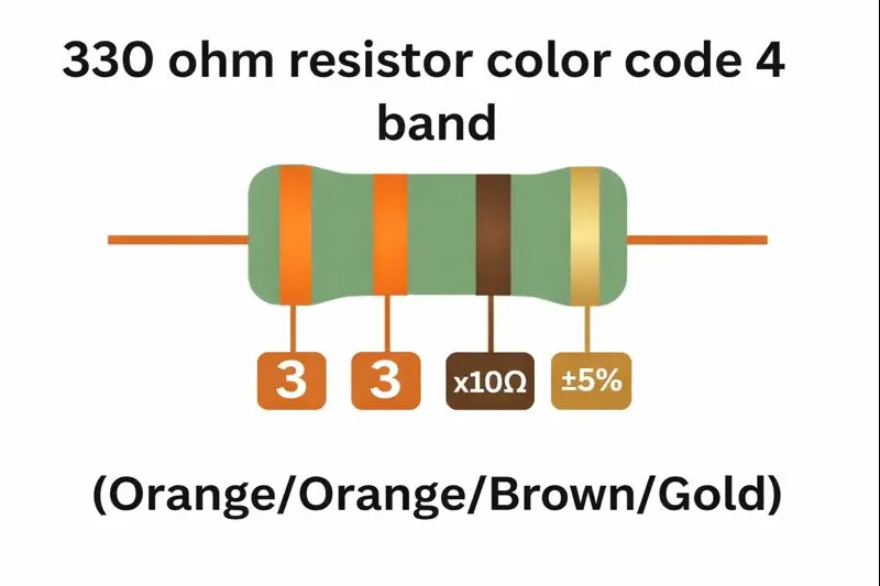 1k ohm resistor color code